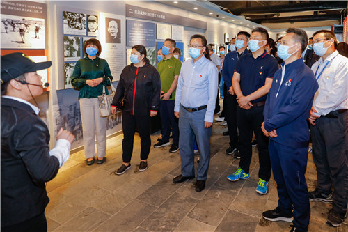 我院领导赴“平西情报联络站”纪念馆开展党史学习教育现场学习1